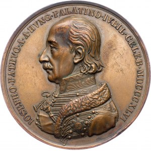 Austria-Hungary, Medal 1846, 50th Anniversary of Archduke Joseph as Palatine in Hungary