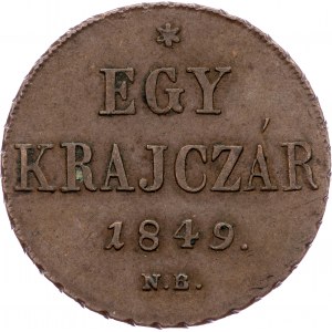 Revolution period, Egy Krajczár 1848, NB, Nagybanya