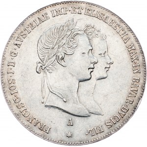 Franz Joseph I., 1 Gulden 1854, Vienna