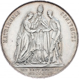 Franz Joseph I., 1 Gulden 1854, Vienna