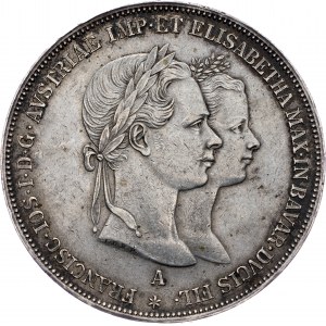 Franz Joseph I., 2 Gulden 1854, Vienna