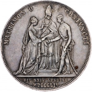 Franz Joseph I., 2 Gulden 1854, Vienna