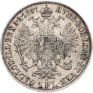 Franz Joseph I., 1 Gulden 1857, A, Vienna