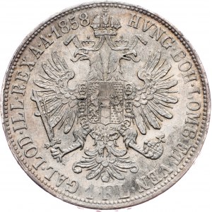 Franz Joseph I., 1 Gulden 1858, V, Venice