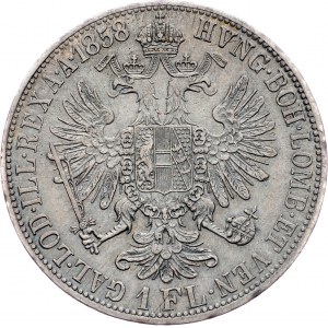 Franz Joseph I., 1 Gulden 1858, E, Karlsburg