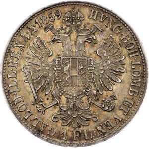 Franz Joseph I., 1 Gulden 1859, B, Kremnitz