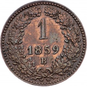 Franz Joseph I., 1 Kreuzer 1859, B, Kremnitz