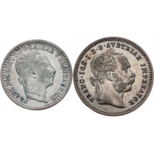 Franz Joseph I., 5 Kreuzer, 10 Kreuzer 1859, Vienna