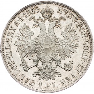 Franz Joseph I., 1 Gulden 1859, B, Kremnitz