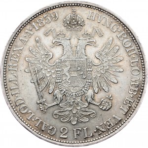 Franz Joseph I., 2 Gulden 1859, B, Kremnitz