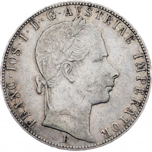 Franz Joseph I., 1 Gulden 1860, B, Kremnitz