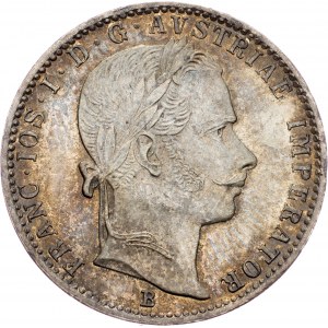 Franz Joseph I., 1/4 Gulden 1860, B, Kremnitz