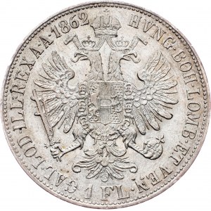 Franz Joseph I., 1 Gulden 1862, V, Venice