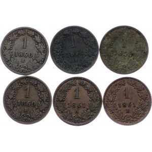 Franz Joseph I., Lot of 6pcs