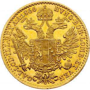 Franz Joseph I., 1 Dukat 1866, A, Vienna
