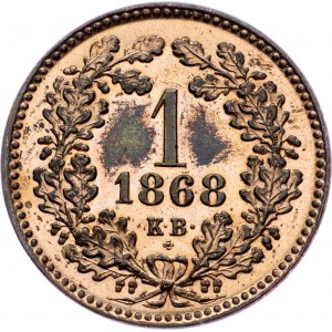 Franz Joseph I., 1 Kreuzer 1868, KB, Kremnitz