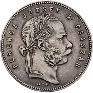 Franz Joseph I., 1 Forint 1869, GYF, Karlsburg