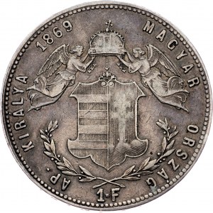 Franz Joseph I., 1 Forint 1869, GYF, Karlsburg