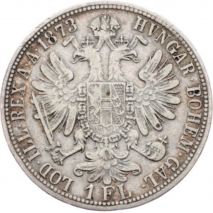 Franz Joseph I., 1 Gulden 1873, Vienna
