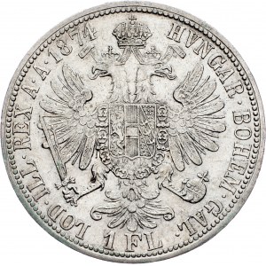 Franz Joseph I., 1 Gulden 1874, Vienna