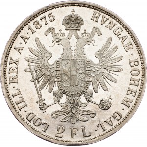 Franz Joseph I., 2 Gulden 1875, Vienna
