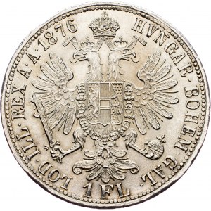 Franz Joseph I., 1 Gulden 1876, Vienna