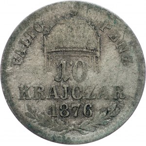 Franz Joseph I., 10 Krajczár 1876, KB, Kremnitz