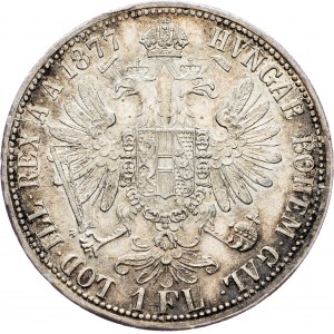 Franz Joseph I., 1 Gulden 1877, Vienna