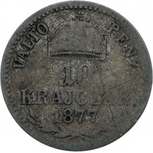 Franz Joseph I., 10 Krajczár 1877, KB, Kremnitz