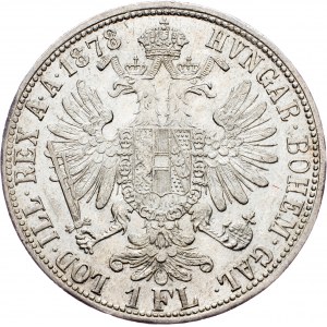 Franz Joseph I., 1 Gulden 1878, Vienna