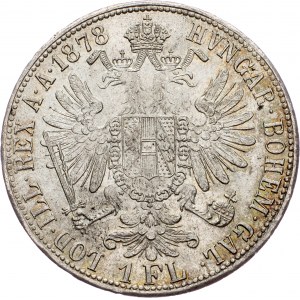 Franz Joseph I., 1 Gulden 1878, Vienna