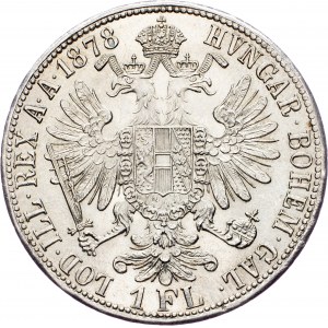 Franz Joseph I., 1 Gulden 1878, Vienna