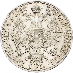 Franz Joseph I., 1 Gulden 1880, Vienna