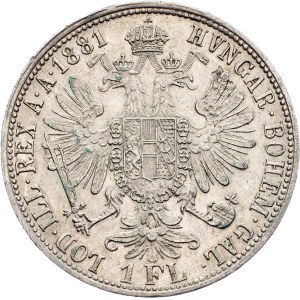 Franz Joseph I., 1 Gulden 1881, Vienna