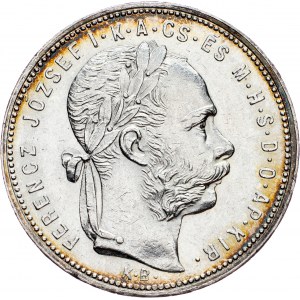 Franz Joseph I., 1 Forint 1881, KB, Kremnitz
