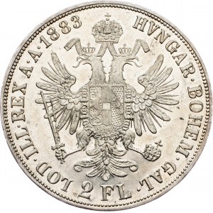 Franz Joseph I., 2 Gulden 1883, Vienna