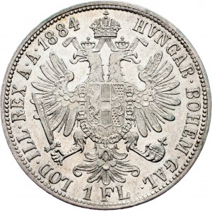 Franz Joseph I., 1 Gulden 1884, Vienna