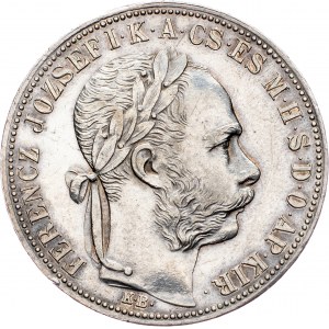 Franz Joseph I., 1 Forint 1884, KB, Kremnitz