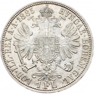 Franz Joseph I., 1 Gulden 1885, Vienna