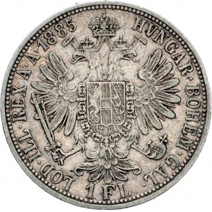 Franz Joseph I., 1 Gulden 1885, Vienna