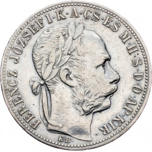 Franz Joseph I., 1 Forint 1885, KB, Kremnitz