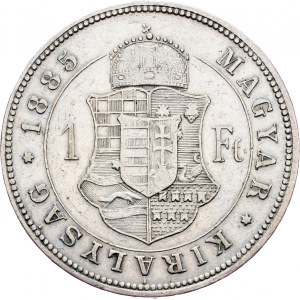 Franz Joseph I., 1 Forint 1885, KB, Kremnitz