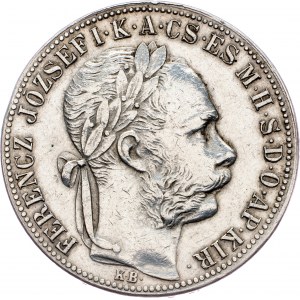 Franz Joseph I., 1 Forint 1886, KB, Kremnitz