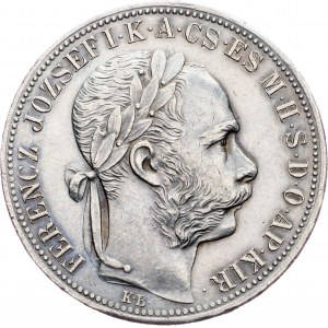 Franz Joseph I., 1 Forint 1887, KB, Kremnitz