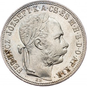 Franz Joseph I., 1 Forint 1887, KB, Kremnitz