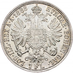Franz Joseph I., 1 Gulden 1888, Vienna