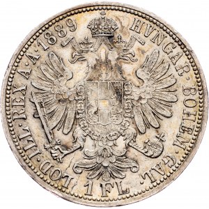 Franz Joseph I., 1 Gulden 1889, Vienna