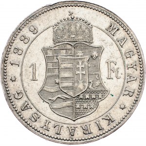 Franz Joseph I., 1 Forint 1889, KB, Kremnitz