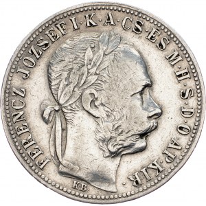Franz Joseph I., 1 Forint 1890, KB, Kremnitz
