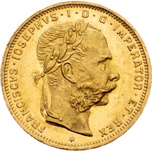 Franz Joseph I., 8 Gulden 1890, Vienna